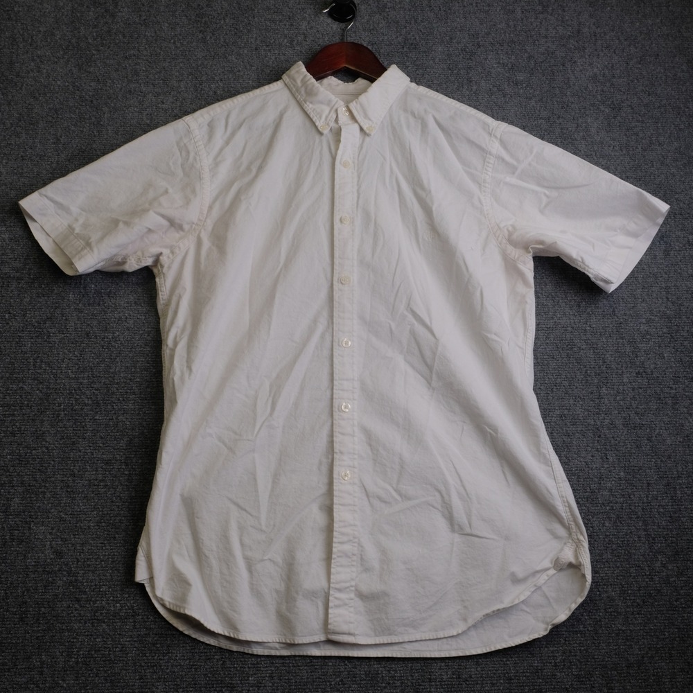 Brooks Brothers Shirt Mens Large White OCBD Oxford Supima Cotton Button Down